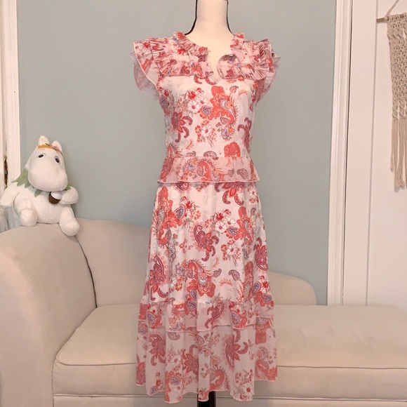 101 idees paisley midi dress - Picture 1 of 2